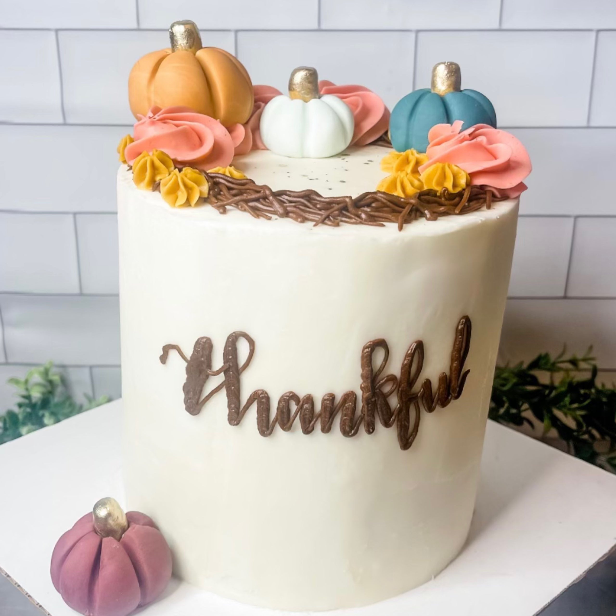 Gather Thanksgiving Cake SUGAR BUTTER LOVE